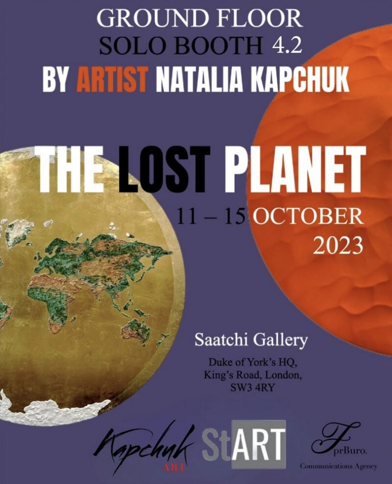 Eco-Artist and Activist Natalia Kapchuk Unveils Pieces from ‘The Lost Planet’ Series at the StART Art Fair 2023, Hosted by Saatchi Gallery